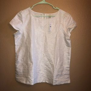 LOFT metallic Blouse